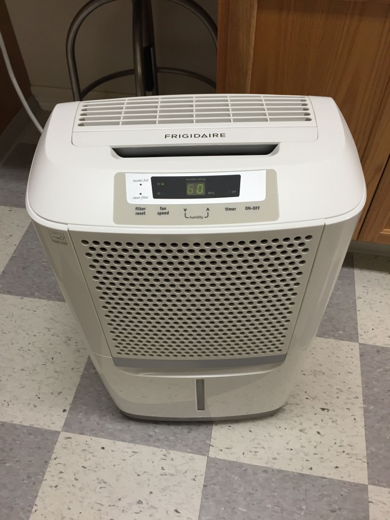 Frigidaire dehumidifier turned on