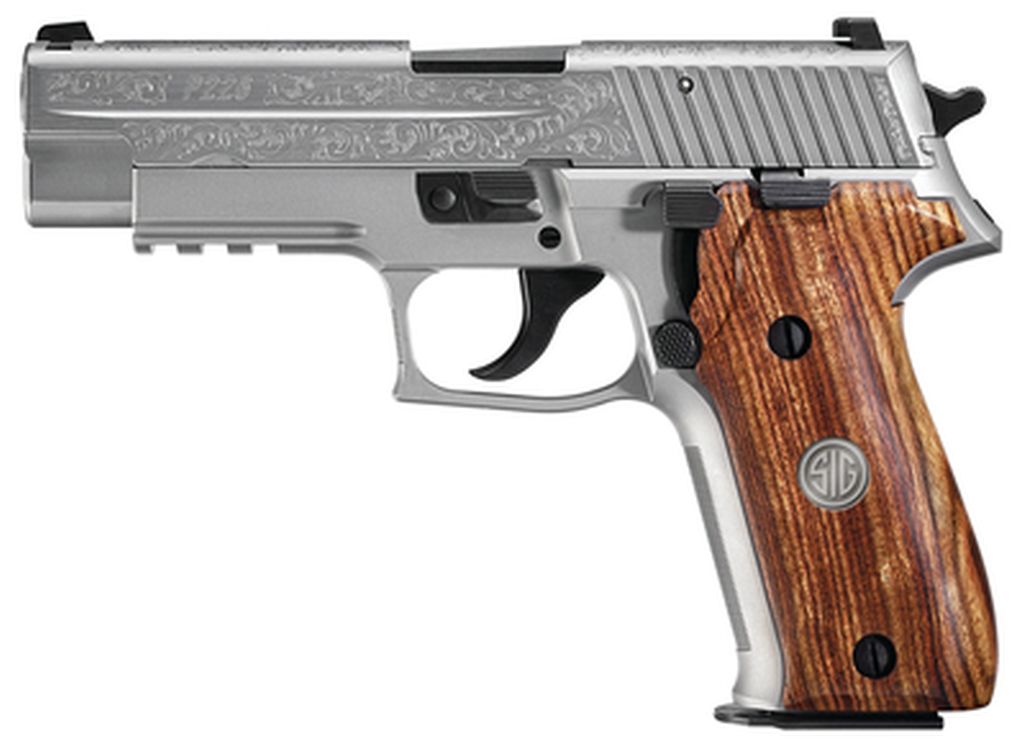 SIG logo medallion in a P226 grip