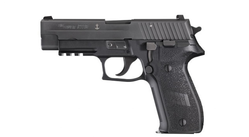 Newer-style factory grips on a P226 MK25