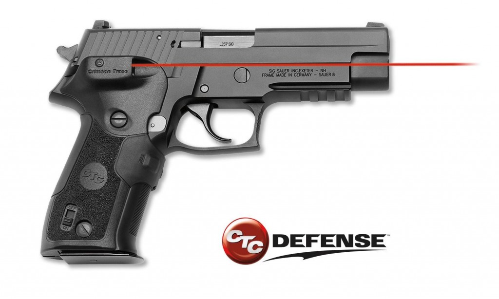 The Crimson Trace CTC Defense LGD-426C emits visible and IR laser.