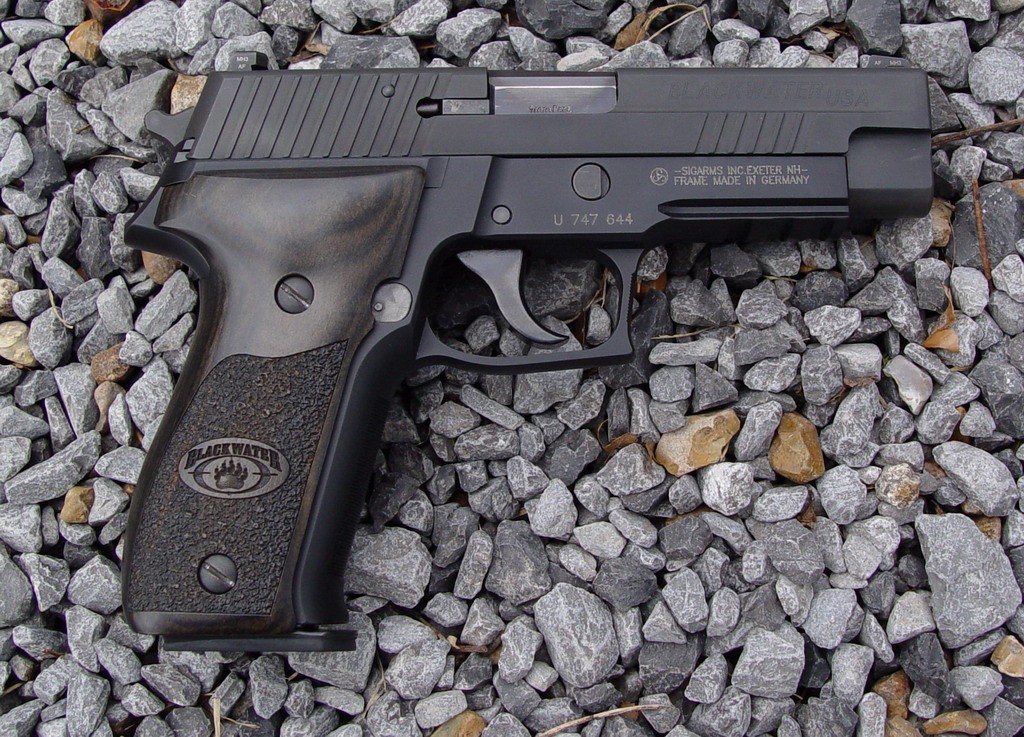 Original P226 Blackwater Special Edition. Note the original Blackwater logo.