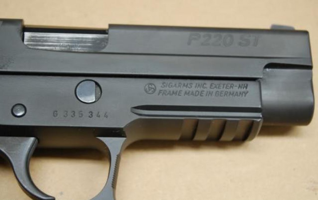 US-made P220 ST with German-made frame