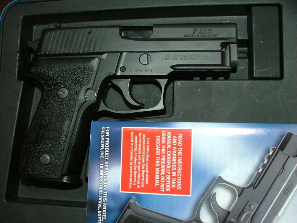 P228 with German-made slide and frame... but assembled in the US.