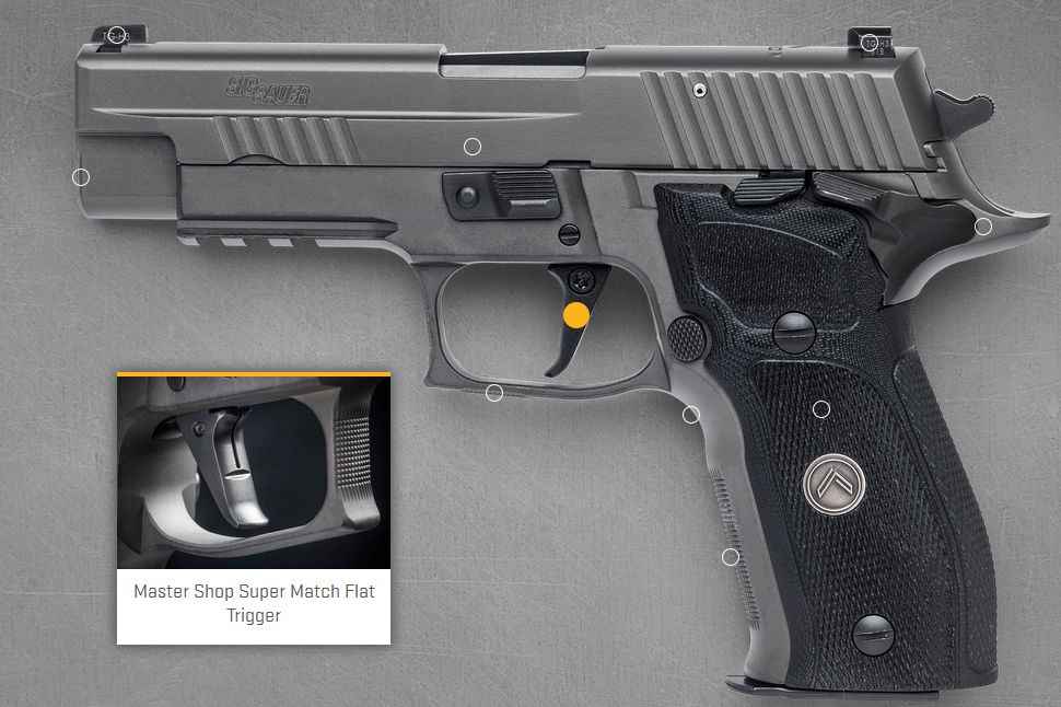 SIG Sauer P226 SAO marketing photo from SIG's website, circa 2016