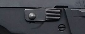 Original flat takedown lever on a West German P226