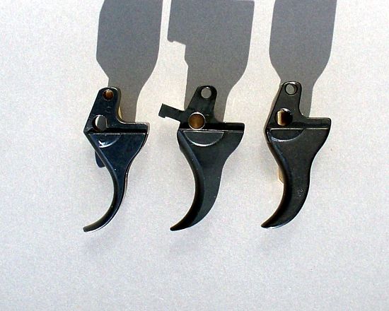 (from left to right) Sig Short Trigger, GGI PSAIT, Sig Standard Trigger